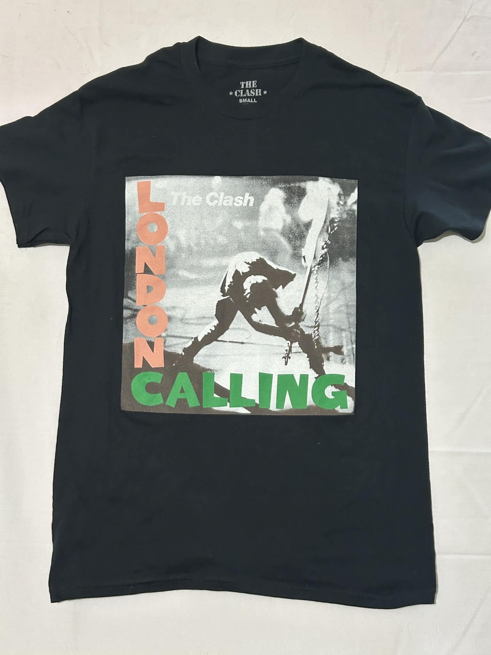 The Clash London Calling Tee Sz S Women’s L P2P 19–22 New Band Shirt Punk Rock